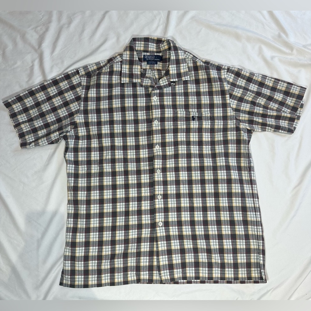 🛍️Vintage ‘90s Polo Ralph Lauren Button Up Short Sleeve - Large